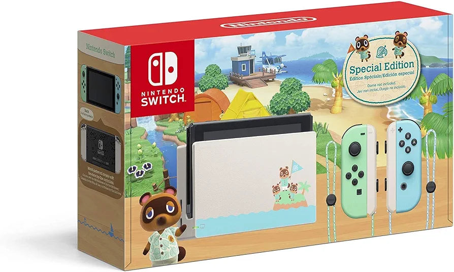 Nintendo Switch Console V2 + Animal Crossing New Horizons Edition (Switch)
