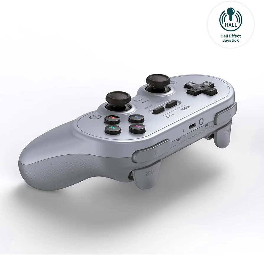 8BitDo Pro 2 Bluetooth Controller Hall Edition - Gray (Switch)