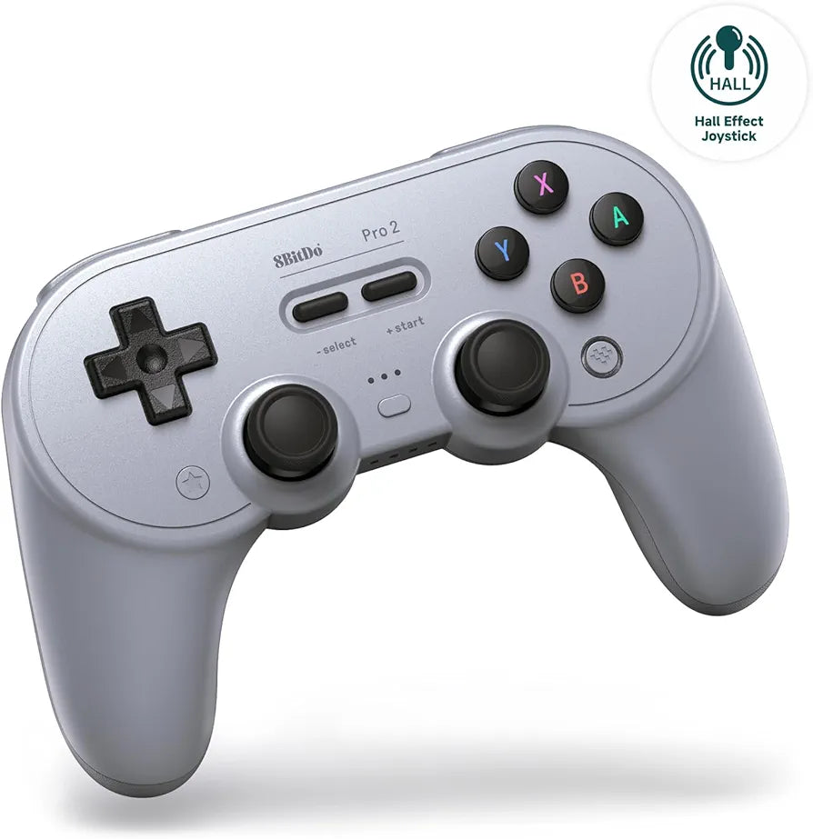 8BitDo Pro 2 Bluetooth Controller Hall Edition - Gray (Switch)