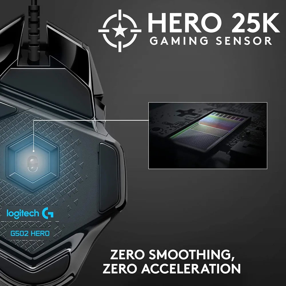 Logitech G502 HERO High Performance Wired