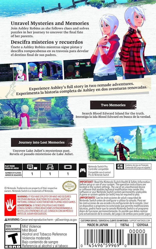 Another Code: Recollection (Switch)